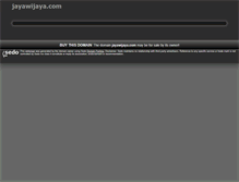 Tablet Screenshot of jayawijaya.com